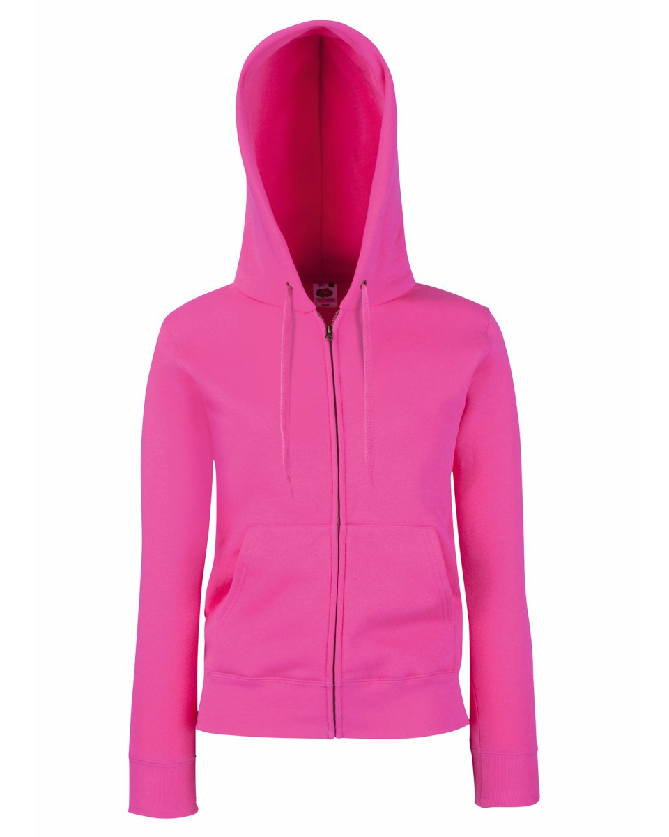 Fruit Of The Loom Lady-Fit Premium Hooded Sweat Jacket