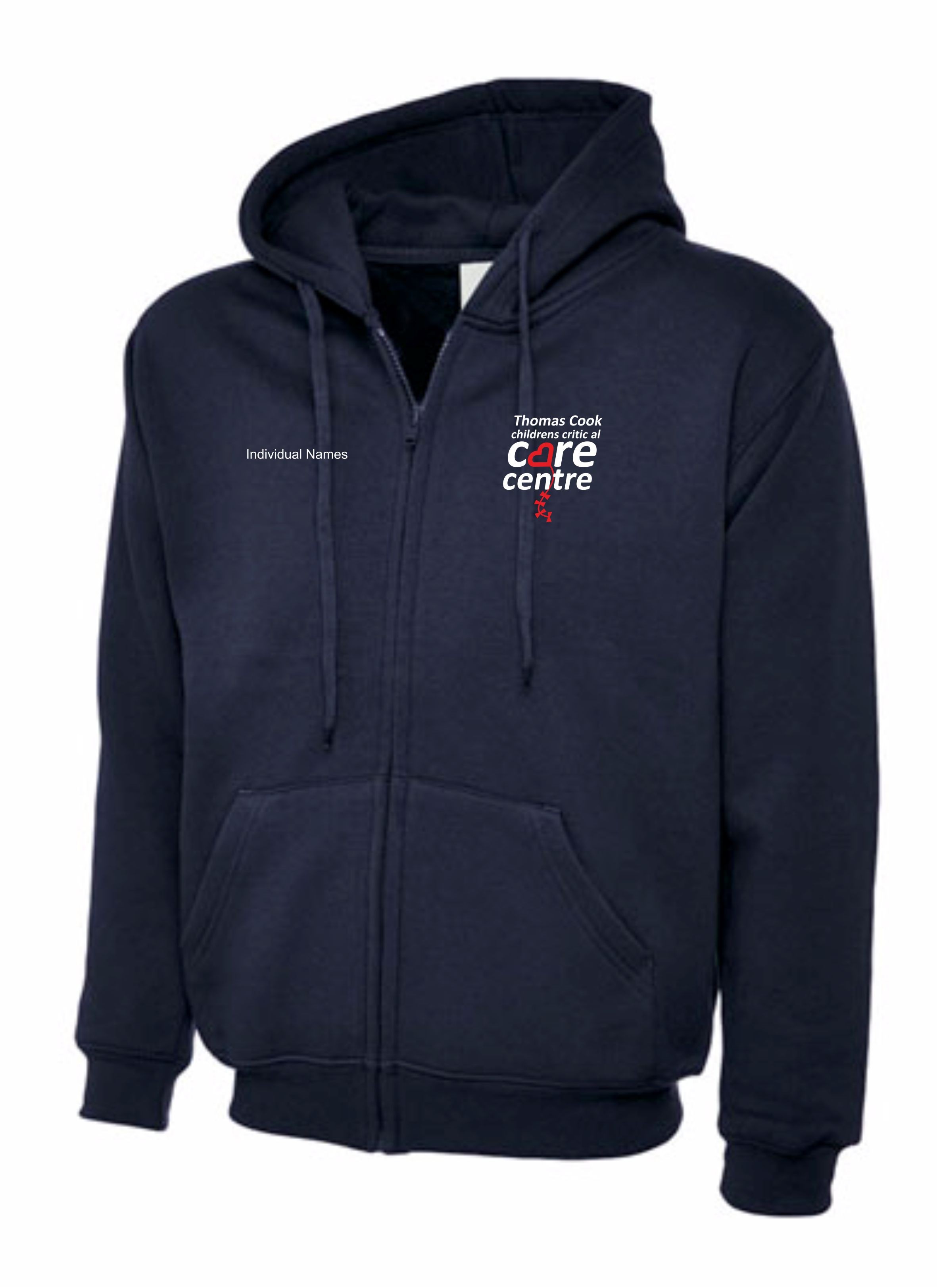 Mens Zip Through Hoodie