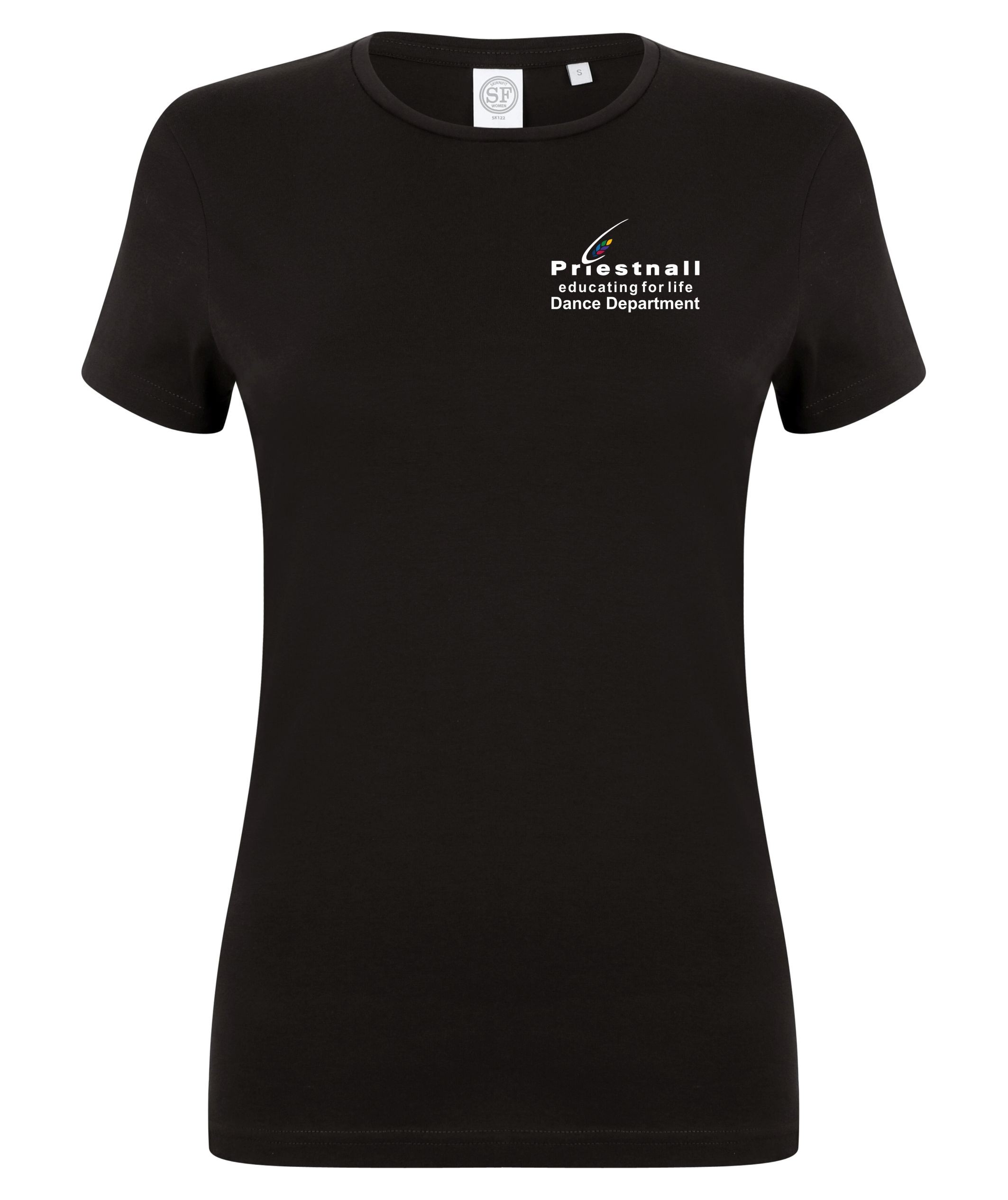 Priestnall Dance Dept Womens Stretch Crew Neck T-shirt