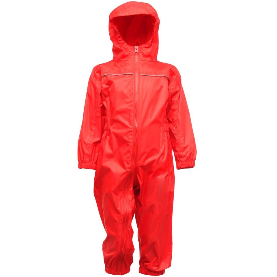 Kid's Paddle Rainsuit in Classic Red