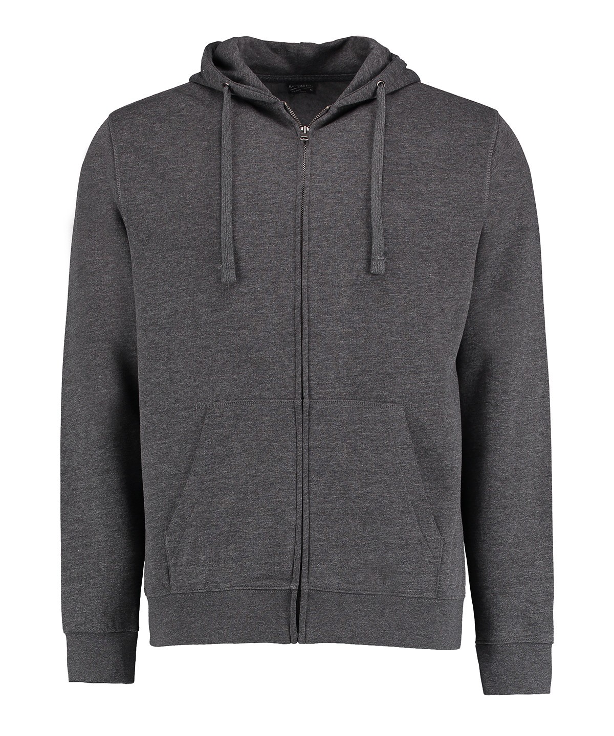 Klassic 60 degree superwash zipped hoodie in Marl Grey