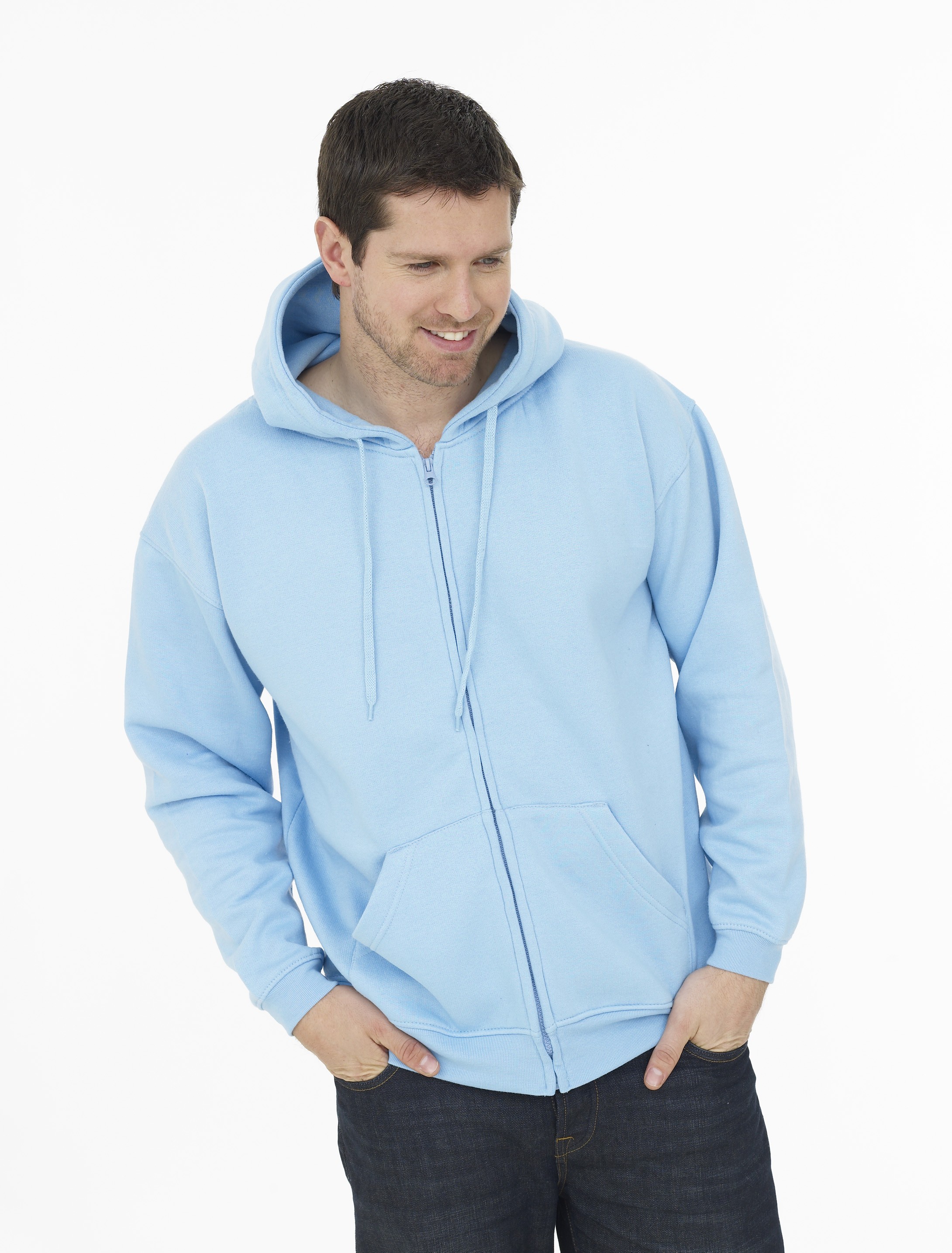 Adults' Classic Full Zip Hooded Sweatshirt