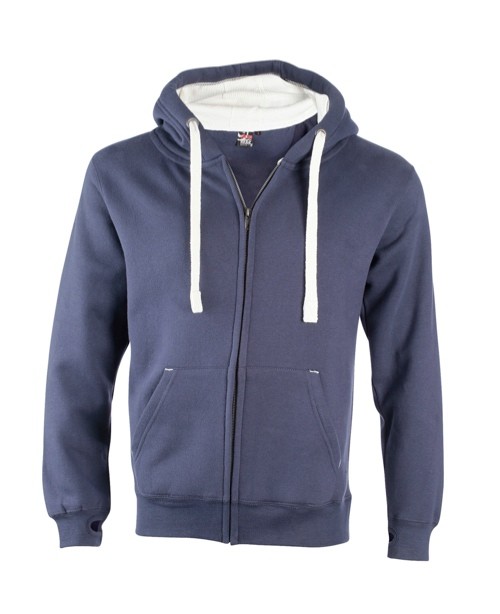 Peach Finish Full Zip Hood