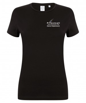 Priestnall Dance Dept Womens Stretch Crew Neck T-shirt