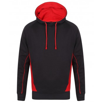 Kids Contrast Teamwear Hoodie Navy / Red