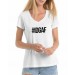 Ladies #IDGAF print t-shirt