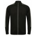 Knitted Teamwear Tracksuit Top Black / Grey