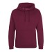 THSJH001 College Hoodie Burgundy Smoke