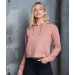 Girlie relaxed fit cropped hoodie