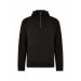 Black 1/4 Zip Hood