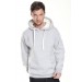 Peach Finish Hoodie with Concealed iPod & Phone Pocket & Thumb Holes in Dusty Grey