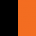 Jet Black / Electric Orange