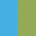 Sapphire Blue / Lime Green