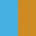 Sapphire Blue / Orange Crush*